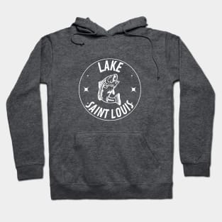 Lake Saint Louis Fish in Circle Hoodie